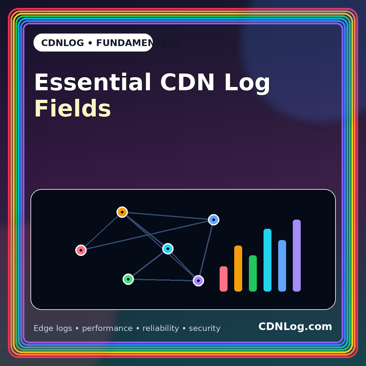 Typography card for Essential CDN Log Fields for Performance and Reliability